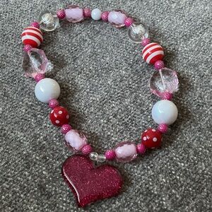 Valentine Heart Bead Necklace